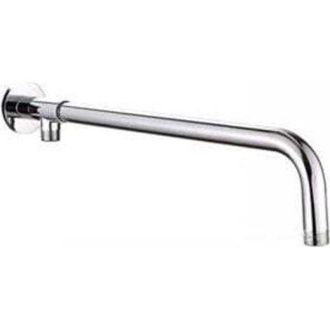 [NEVER USED] Stainless steel shower arm with copper bracket, suitable for a 48cm shower head