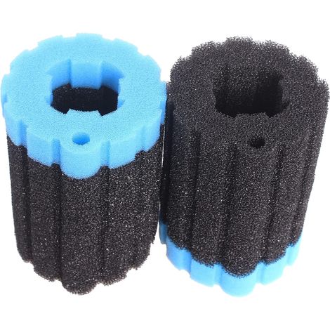 Compatible Éponge de Rechange pour 4000/5000 (4X Noir Gros, 2X Bleu Fin)
