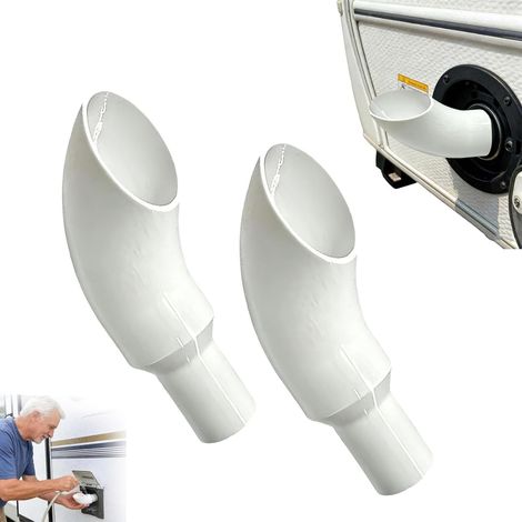 Generisch Lot de 2 entonnoirs universels pour réservoir d'eau, outil de camping-car, entonnoirs pour l'entrée d'eau des camping-cars, pour yachts, remorques (1/5)