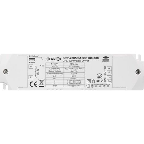 Driver Regulable DALI DT6 Monocolor 220-240V - Salida 6-42V