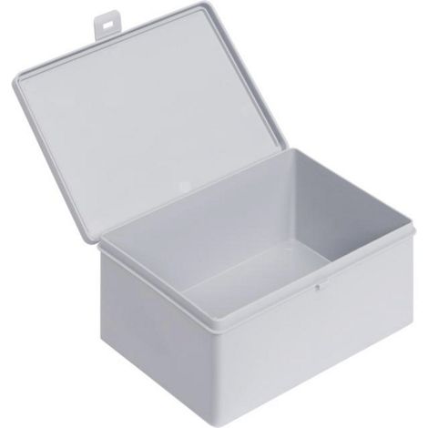 Alutec 66019  Scharnierdose   (L x B x H) 180 x 140 x 80 mm Grau 1 St.