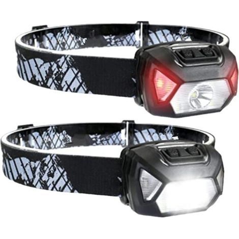 lampade frontali ricaricabili tramite USB, lampade frontali XPG ad alta intensità e ultra luminose, illuminazione di emergenza per campeggio e pesca notturna, lampade frontali multimodali a lunga dura (1/5)