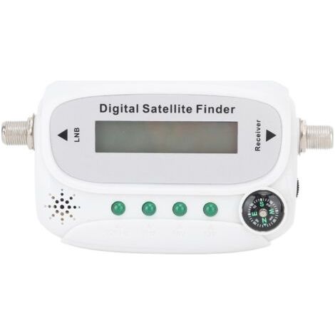 Digital Satellite Finder , TV Antenne Force Dectector with Compass & Buzzer Alarm, 13-18VDC, pour Satellite C/KA, Alignement D'antenne à Vaisselle (1/5)