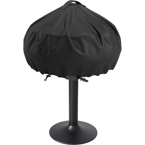Housse ronde universelle pour barbecue - Housse de barbecue - 50 x 45 cm - Housse de barbecue 210D pour extérieur - Housse ronde