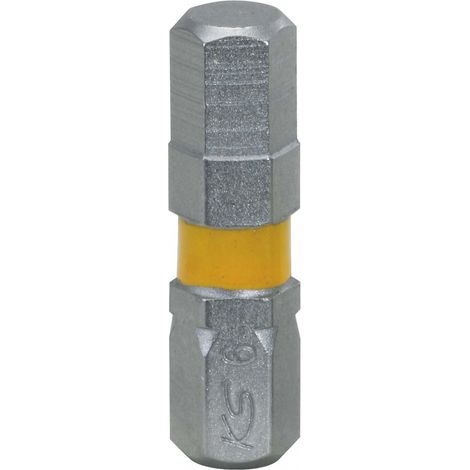 KS TOOLS - Embout de vissage 6 pans , diamètre 5 mm, l. 25 mm - 918.2053 - Ce produit de marque KSTOOLS est neuf.