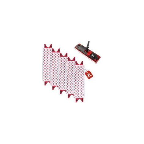 5 Pièces Recharge Serpillere pour Vileda Ultramax XL, Microfibre Recharge Balai, Balai Serpillèr Costume, pour Nettoyage des Sols, Absorbe Facilement Saleté (1/5)