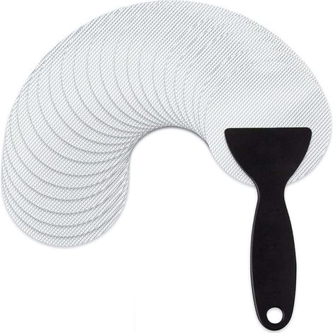 20 - Autocollant Antidérapant - Sticker Salle De Bain - Surface Adhésive Transparente Pour Douche Et Baignoire - Sécurité Anti-Glisse - Transparent - 10x10cm (1/5)