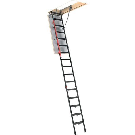 Metall Bodentreppe - Raumhöhe 3,05m - Deckenöffnung 70x144cm - LMP70144-3