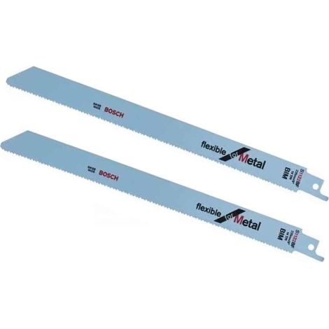 2er-Set BOSCH S1122bf Mehrzweck-Schneidklingen für dicke Bleche BOSCH (1/4)