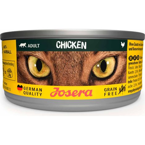 Josera Pollo Gato Húmedo - Alimento Completo Húmedo de Pollo para Gatos Sin Cereales - 85 g