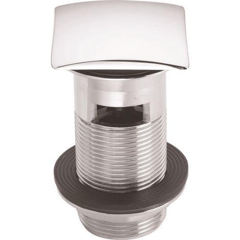 McAlpine 1.25" CP Brass Basin Waste with Spring Plug