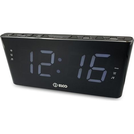 Radio reloj despertador proyector pd184 negro