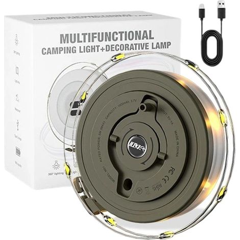 Garland bright of camping enroulable, garland of 10 meters, light hot, garland LED waterproof with interface USB, ideal for the camping, the hiking, the decoration of garden and of terrass (1/5)