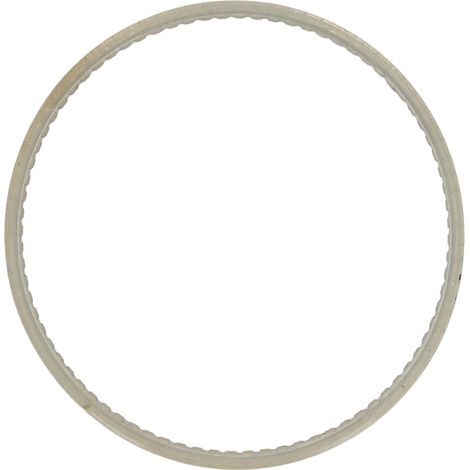 Courroie d'entraînement moteur 12 pouces en PE nervurée, de remplacement pour scie à ruban, tour, perceuse, scie circulaire, convoyeur, beige (1/5)