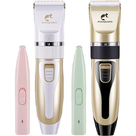 Kit tondeuse électrique pour chien et chat, coupe-poils animal domestique - Couleur aléatoire