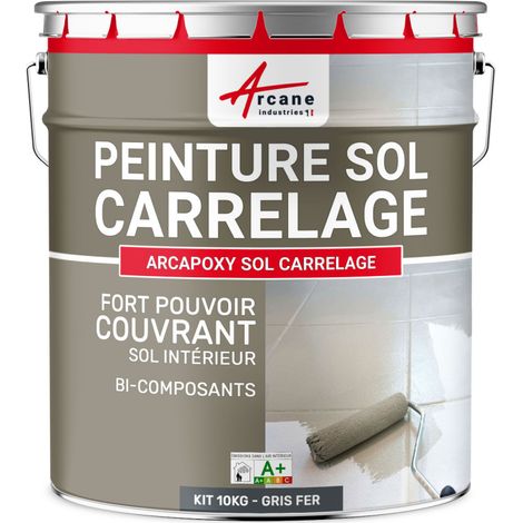 Badewannenlack - Badewannenfarbe - Badewannenbeschichtung - Lack fürs Bad und für Emaillebadewanne - Epoxyfarbe | Epoxidfarbe - Eisengrau RAL 7011 - 10kg kit bis zu 50m² für 2 Schichten