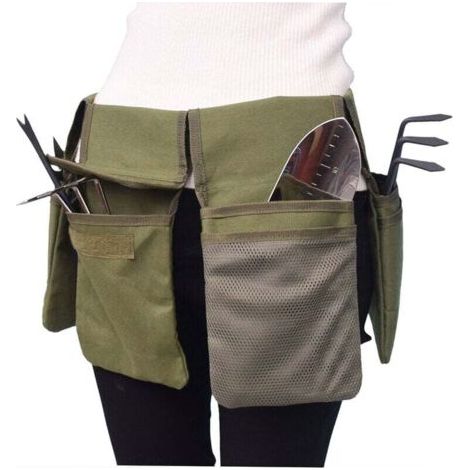 Sacoche Pour Outils De Jardin, Vert Armee (1/3)