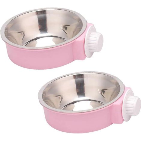Gamelle suspendue pour animaux de compagnie, abreuvoir fixe pour chats, chiens et lapins, ustensiles pour petits animaux (1/5)