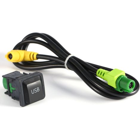 Interruptor USB, garantía de calidad, cable fácil de reemplazar y accesorio práctico y duradero para coches deportivos, tanto para el conductor como para el personal de mantenimiento -Crezuo