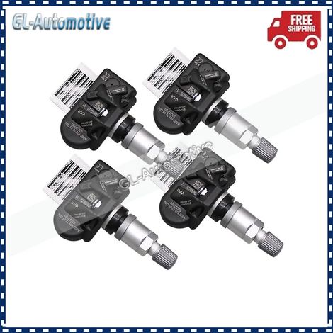 Lot de 4 capteurs de pression des pneus (A0009057205) compatibles avec BMW et Mercedes-Benz W177, W247, W206, C118, C257, W213, C238, H247, V295 et H247 433 MHz. (1/5)