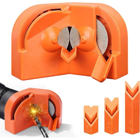 Affûteur de forets pour forets (2 mm-16 mm), affûteur de forets multi-usages, outil de meulage portable pour perceuses électriques (1/5)