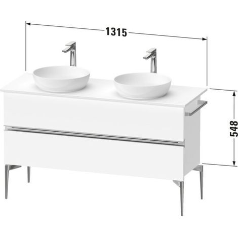 DURAVIT SV4661010490000 Sivida WTU 1315x548x475 mm, pour support au sol (1/2)