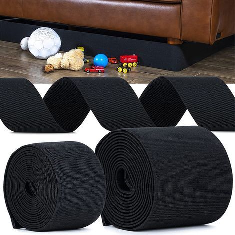 BRAVIX 1085in Under Couch Blocker pour Bébé & Animaux Jouet Planche de Blocage sous Les Meubles Réglable Gap Bumper Under Bed Sofa Furniture (1/3)