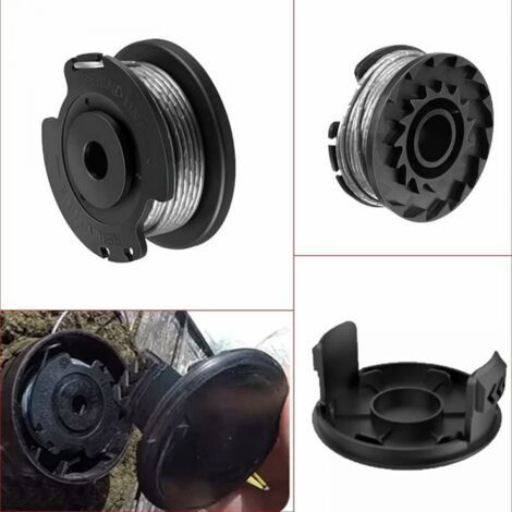 Packung mit 10 Ersatzspulen Trimmerfaden für LIDL Parkside PRTA 20-Li A1, B2, C3, PRT 550 A1, A3, PRT 300 A1 Rasentrimmer