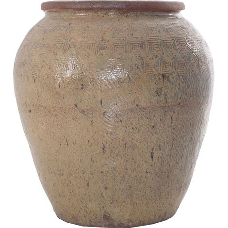 Amphore Nairobi Vintage en Céramica Beige - Beige vieilli élégant et authentique (1/4)