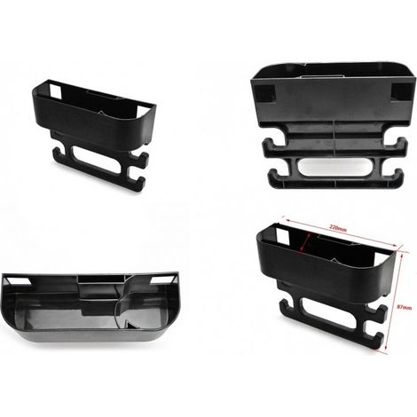 Trade Shop - Soporte Para Bebidas Multifuncional Con Gancho Y Asa Para Asiento De Coche Para Botellas -