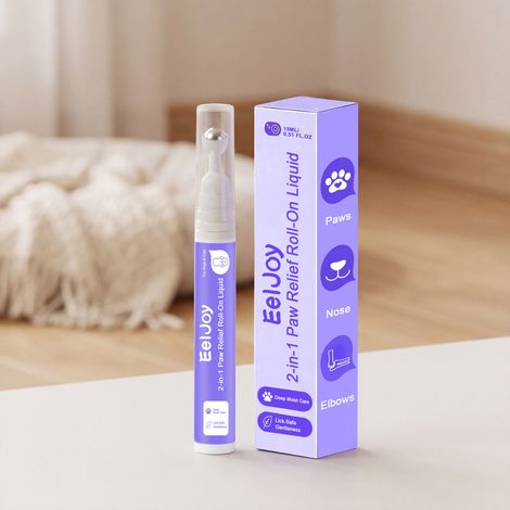 Roll-on liquide pour le soin des pattes et du nez des chiens et des chats : hydrate et prend soin des pattes et du nez, laissant un fini frais et non collant – 15 ml -- BIEMMEDUE (1/5)