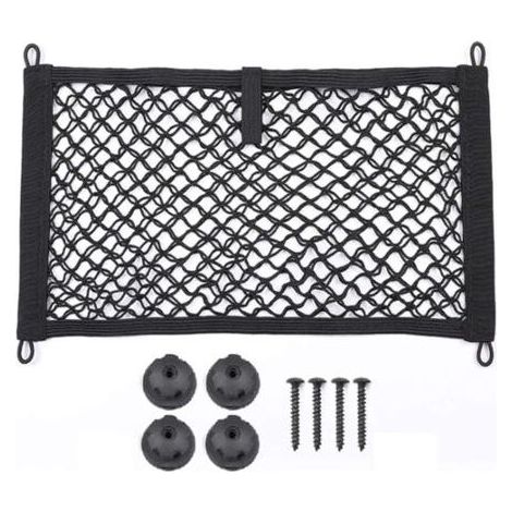 Filet de rangement latéral pour voiture - Élastique - Pour caravane, camping-car, camion, fourgonnette - Filet de rangement pour bagages 25 x 35 cm (1/5)