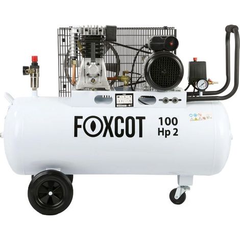 Compressore aria 100 litri Foxcot FL100 (1/5)