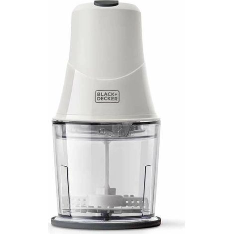 Black & Decker BXCH260E picadora eléctrica de alimentos 0,5 L 260 W Transparente, Blanco (1/5)