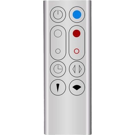 TéLéCommande de Rechange AdaptéE pour Dyson AM09 HP00 HP01 Purificateur D'Air Sans Feuilles Ventilateur TéLéCommande Argent (1/4)