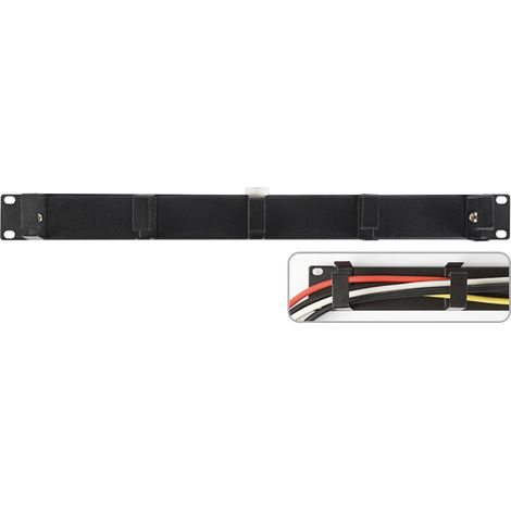Panel Rack 19in Pasacables Frontal 1U