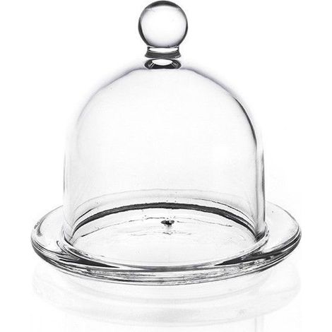 Campana Antipastiera in vetro basic trasparente 12,3 cm (1/2)