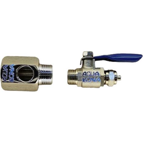 Kit Llave de Entrada 3/8” Metálica con Derivación 1/4” — T + Llave de Paso Ósmosis