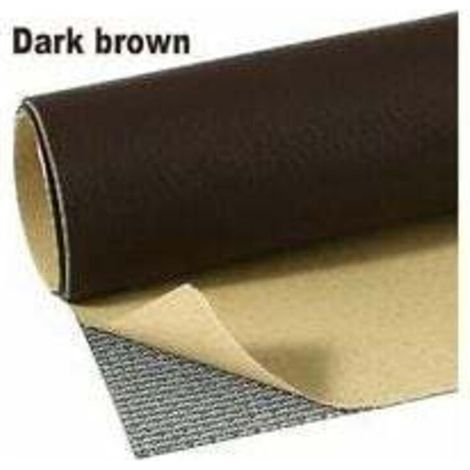 ZVD 1 Stück selbstklebender Lederreparaturaufkleber für Sofa, Couch, Autositz, Stuhl (Dunkelbraun, 50 cm x 137 cm) - Crezuo