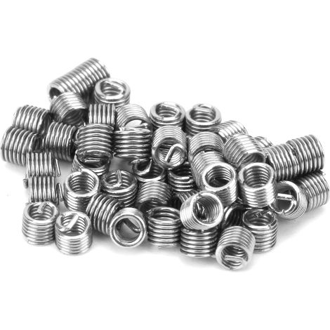 50 inserts filetés pour réparation de fil, manchons de protection, réducteurs et écrous de fixation M1,6 x 0,352D (1/5)