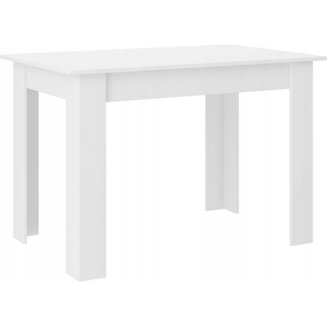 Esstisch für 4 Personen Weiß, 120 x 80 x 75 cm - Modern A-3 (1/3)