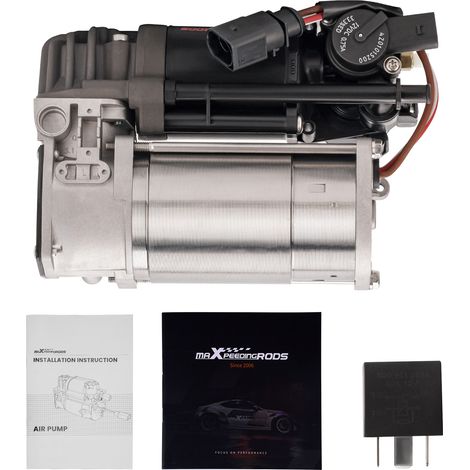 Air Suspension Compressor Pump & Black Relay For Audi A6 S6 RS6 C7 4H0616005D (1/5)