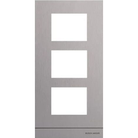 BUSCH-JAEGER 41393CF-A-03 FRONTPLATTE AUDIO 1/3, ALUMINIUM (2TMA200160A0033)