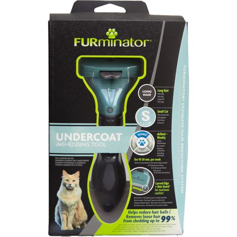 FURminator für langhaarige kleine Katzen, deShedding Pflege Werkzeug (1/5)