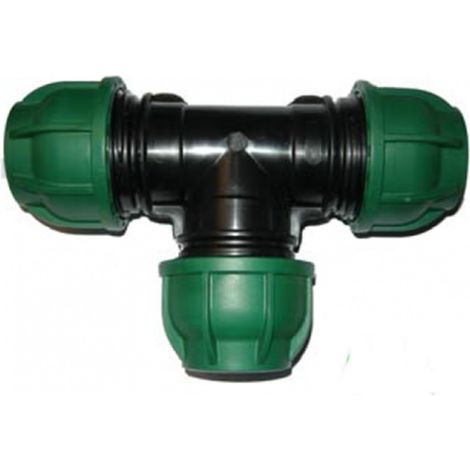 Te a compressione pn10 90 gradi mm 32x32x32 per polietilene