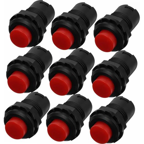 24 boutons-poussoirs momentané/étanche, pour panneau/atelier (1/5)