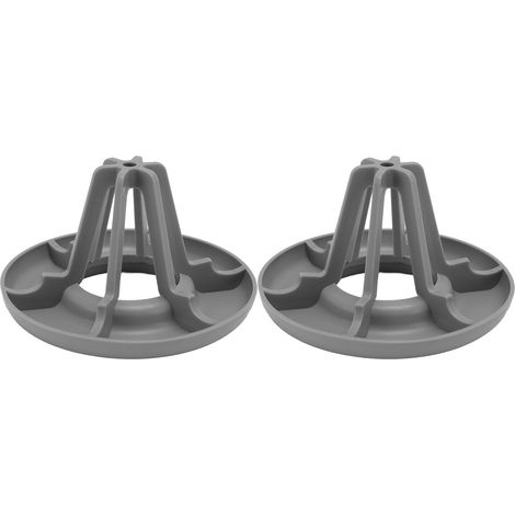 Lot de 2 égouttoirs à bouteilles d'eau multifonctionnels à séchage rapide, design ajouré et léger, pour bouteilles de 4 cm (1,6 pouce) et plus, gris (1/5)