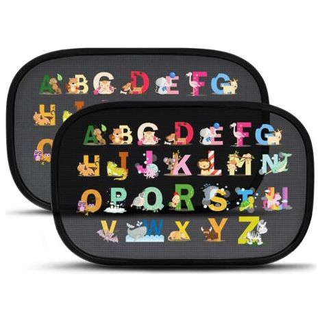 Nazalus-Vente Pare Soleil Voiture Bébé, Auto Adhésif Fenêtres de Voiture pour Protection d'enfant Blocage des Rayons Ultraviolets Nocifs pour Bébé, Adultes,Chien - 2 pièces (1/5)