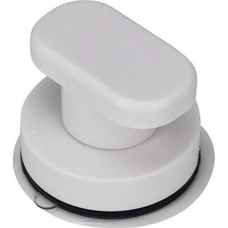 4 ventouses pour verre, miroir, carrelage et bois peint, charge max 7,5 kg, anneau de verrouillage du vide, installation sans outil (1/4)