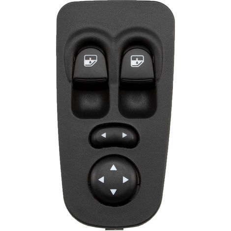 Bouton lève-vitre pour Lancia Ypsilon 2003-2011, Interrupteur de commande vitre électrique Compatible avec Lancia Y, Remplacement pièce auto référence 735360605 (1/5)